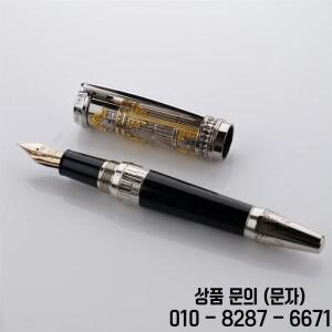 Tangmoon 우아한 펜 캡 바흐 스틸 18K 골드 오리지널 디자인 조각 컬렉션 기념 선물