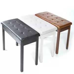 피아노 의자 스툴 피아노의자 버스킹 화이트 2인용 건반 표준형 접이식