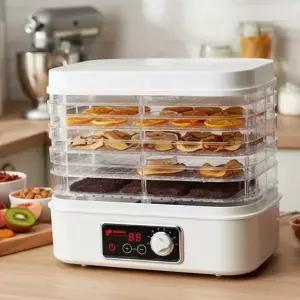 건과일 건조기 다용도 가정용 홈메이드 식품 건조기 건채소 건강 웰빙 애견 반려동물 음식물 주방 투명 5단