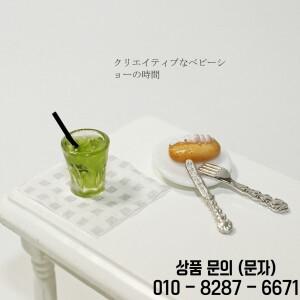 인형의 집 미니어처 음식 및 모델 액세서리 일본식 말차 컵 장식품
