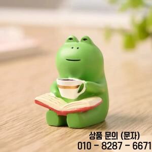 개구리 로커 의자 귀여운 일본식 힐링 소형 장식품 사무실 데스크탑 자동차 센터 콘솔