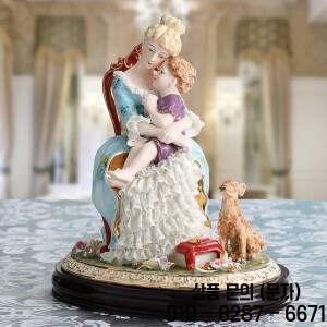 도자기 인형 세라믹 수공예 유럽풍 미녀 레이스 피규어 미니어처