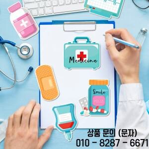 간호사의 날 테마 미니 스티커 메모 패드 셀프 스틱 재미있는 파티 용품