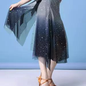 댄스 힙스카프 팬츠 무용 라인댄스복 블랙 이너 치마