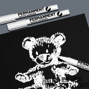 암석 그림 돌 세라믹 유리 목재 타이어 직물 금속 캔버스용 3/6개 흰색 페인트 펜. 아크릴 화이트 마커