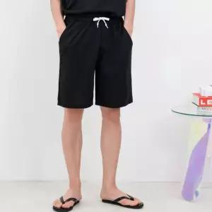 남자 무지 5부 트레이닝반바지 베이직 운동복하의