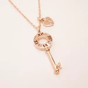 [오팔하우스]14k 로마숫자 열쇠 목걸이 OPGDN317