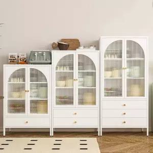 찻잔 진열장 원목 컵 장식장 수납장 빈티지 보관함 다기장 선반