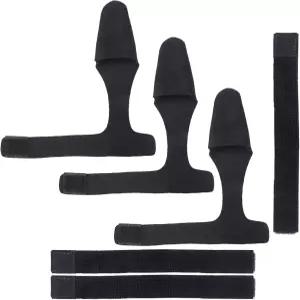 XAGMODSHN 캔 슬리브 보호대 케이스 고정 스트랩 낚시 도구 낚싯대 팁 커버 및 타이로드 글러브 패스너