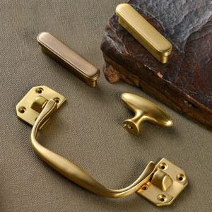 솔리드 황동 캐비닛 손잡이 및 서랍 순수 구리 침실 옷장 드레서 가구 주방 액세서리
