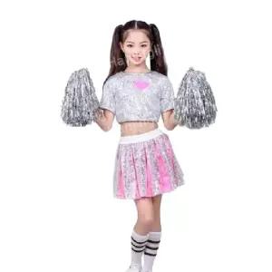 힙합댄스복 스팽글 치어리더 코스튬 재즈 치어 댄스 스포츠 여아 힙합 리더 할로윈 드레스 옷