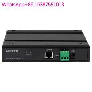 UT-D6808 시리얼 서버 10/100M 이더넷 TCP/IP에서 8포트 RS-232/485/422 양방향 투명 전송 모듈로