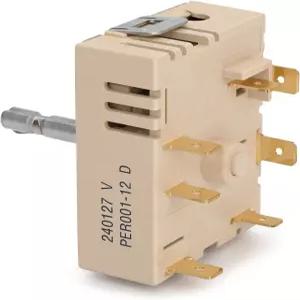 이 DG44-01006B/PER001-12D 이중 위치 회전 스위치는 삼성 가스레인지 제어 패널과 호환되며 부품의 교체