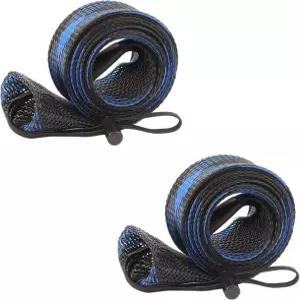 LERQDER 낚싯대 소매용 양말 커버 플라이 주물 바다 랜야드 포함