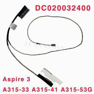 Acer Aspire 3 A315 33 41 53G 노트북 LCD 케이블 용 새 원본 모니터 EDP 020032400 30핀
