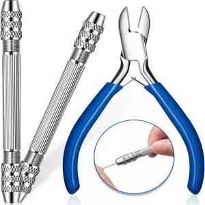 Zehao 3피스 주얼리 제작 펜치 공구 세트 대각선 사이드 커팅 더블엔드 핀 바이스 와이어 꼬임 DIY 공예