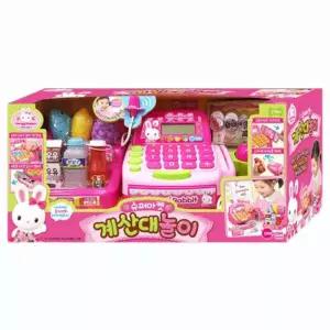 여아 콩지래빗 계산대 마트놀이 어린이 영아용장난감 아가장난감 애니멀인형 영아선물