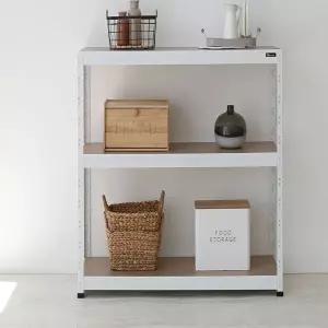 가로 선반 안전성 120 높이 3단 견고한 철제선반 100