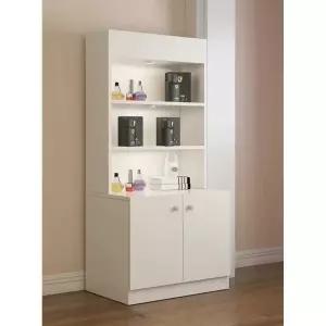 미용실 제품장 화장품 판매대 화이트 보관함 염색약 네일샵