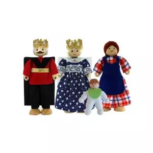 역할놀이 원목인형 왕자패밀리 어린이 장난감인형 여자아이선물 여아생일선물 완구