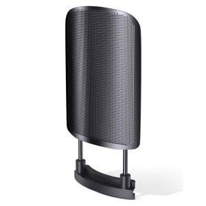 [미국배송] 오디오 테크니카 AT2020 시리즈 독점 팝 필터 블랙 쉴드 메탈 메시 레이어 마이크 윈드스크린 커버 콘덴서 스튜디오 마스크 AT2035 AT2050 AT8458용 가드