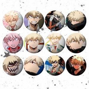 멋진 캐릭터 가츠키 바쿠고 의류용 에나멜 핀 귀여운 프레 백팩 브로치 아트 선물