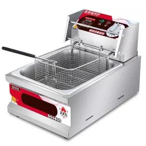 업소용 소형 탁상형 가정용 튀김기 감자 전기 10L 치킨 기계(1) 미니