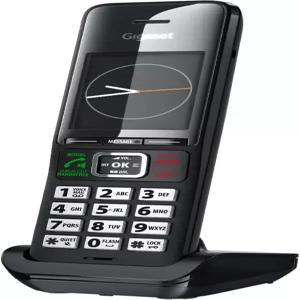 기가셋 컴포트 552H - 추가 핸드셋 충전기 DECT 베이스용 우아한 무선 전화기 독일산 핸즈프리 기능 빅