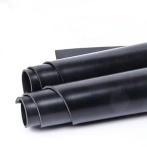 니트릴 고무 가스켓 시트 500X500MM 두께 산업용 검정색 등급 알칼리 방지