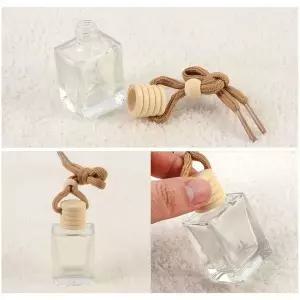 미니 자동차 사각 디퓨져 차량용 방향제 뚜껑 차량용방향제 세트 차향제 선물 디퓨저 용기 공병 10ml 3개