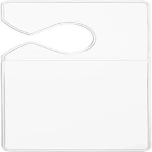 클리어 주차 허가증 소지자 수직 카드 후방 거울 문서 걸이 통행/허가증/소형 스티커용 유니버설 주차장