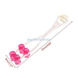 N5KC 고양이 얼굴 마사지 기계 롤러 릴랙서 장난감 플라스틱 손질 도구