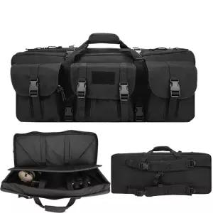 에어소프트건 가방 휴대용 케이스 황토색 전술 보관 액세서리 에어 건 권총집