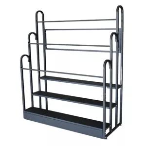 롤 필름 거치대 선반 디스플레이 원단 행거 포장지 진열대 걸이 보관대 이동식