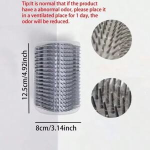 고양이 브러시 코너 마사지 셀프 그루머 CombCat은 간지럼 빗으로 얼굴을 문지릅니다. 제품