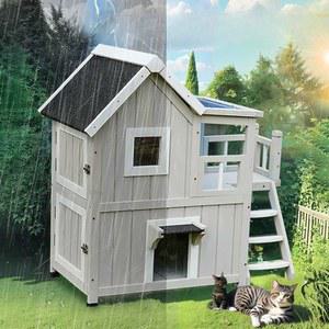 고양이 목조 길냥이 야외 가정용 길고양이겨울집 목방 A타입 DS 01