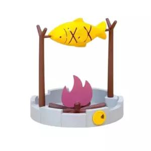 고양이 훈련 간식놀이 구운생선 모양 장난감 먹이