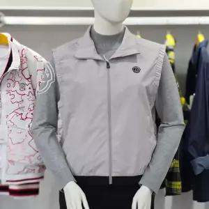 루이까스텔 FW 여성 오버핏 I 프린트 조끼 점퍼 베스트 7LEJP906C