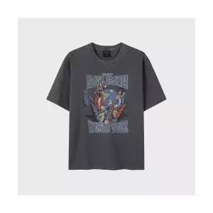 탑텐 TOPTEN 공용 컴팩트 코튼 콜라보 반팔티 블랙 크로우스_MSF2TS3004 MSF2TS3004 430846