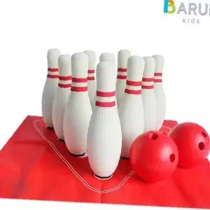 어린이 실내운동 폼재질 볼링핀 볼링공 세트 신체발달 놀이기구 주니어용 안전완구