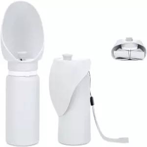 대형 반려견 물병 여행용 사이즈 누수 방지 휴대용 소프트 실리콘 접이식 보관 강아지 물 디스펜서19온스