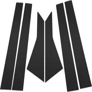 뷰익 라크로스용 VekAuto 6개 전면 후방 좌측 우측 자동차 도어 필러 윈도우 트림 20172019 안티 스크래치