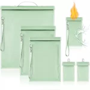 노트북 휴대폰 자동차 키 태블릿용 패러데이 가방 6팩 EMP 방지 방수 케이지 장치 신호 차단 파우치녹색