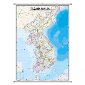부품 영진 최신우리나라지도 (1개) 괘도/85x110cm