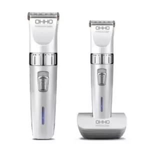 업소용이발기 오호8002 화이트 헤어 스타일러 전기이발기 전문가용