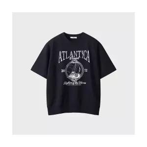 탑텐 TOPTEN 남성 라이트테리 그래픽 반팔 스웨트셔츠_MSF2TR1001 MSF2TR1001 430952