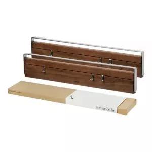 헤리터 주방 조리도구 키친 행거 키네틱 우드 정리 소품 2P 세트