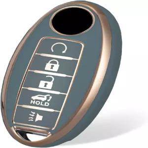 닛산 알티마 맥시마 5 버튼 키 포브 커버 프리미엄 소프트 TPU 스마트 케이스 인피니티 JX35 Q50 Q60 QX56