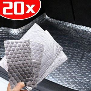 자동차 방음 매트 부틸 고무 소음 차단 오디오 댐핑 시트 열 진동 방지 스티커 후드 도어 루프