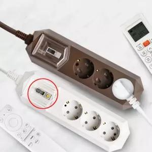 공업용 누전차단 고용량 브라운 멀티탭 3구3m 옥상작업 조명설치 작업실 산업용